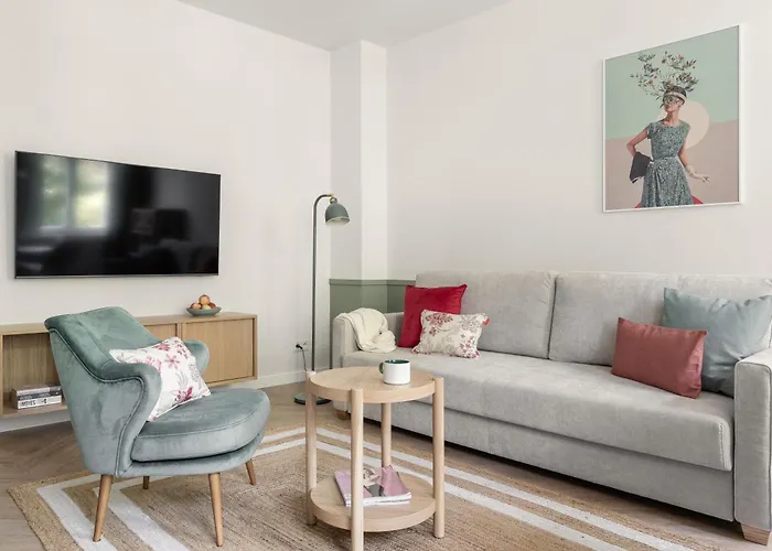 公寓 Sanhaus - Primavera - Przy Plazy, Z Parkingiem 索波特